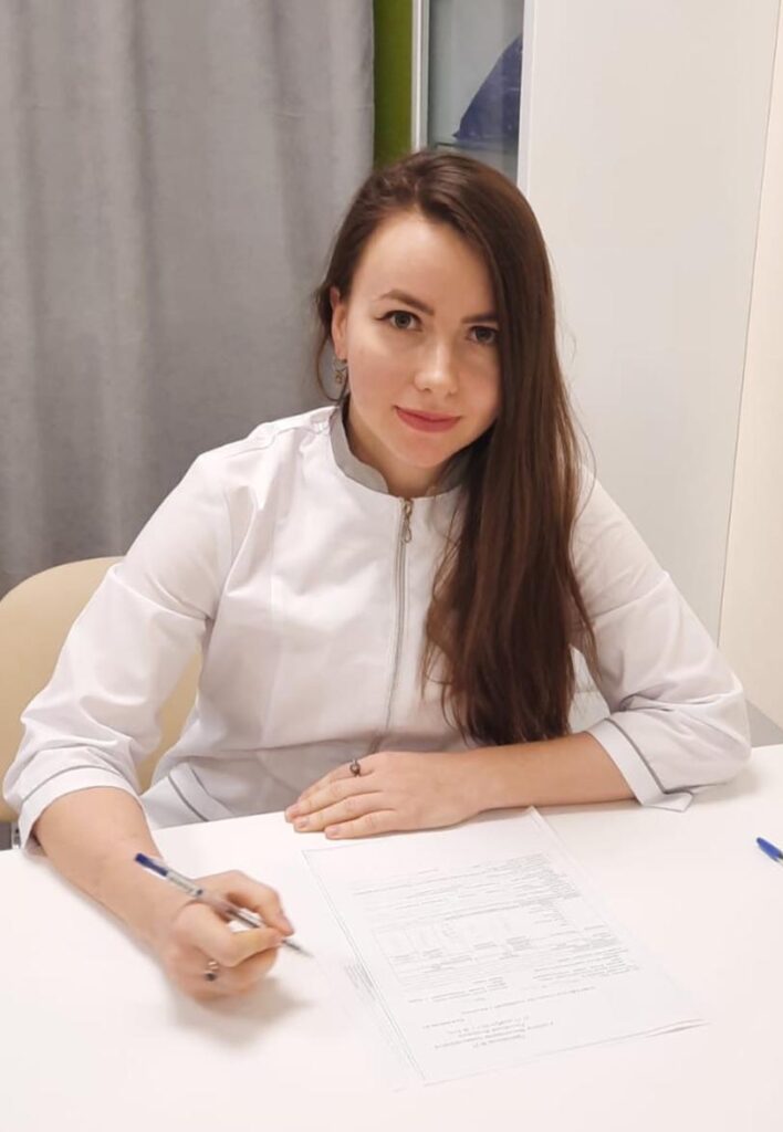 Душина Анастасия Борисовна врач клиники Камертон со стажем работы 4 года